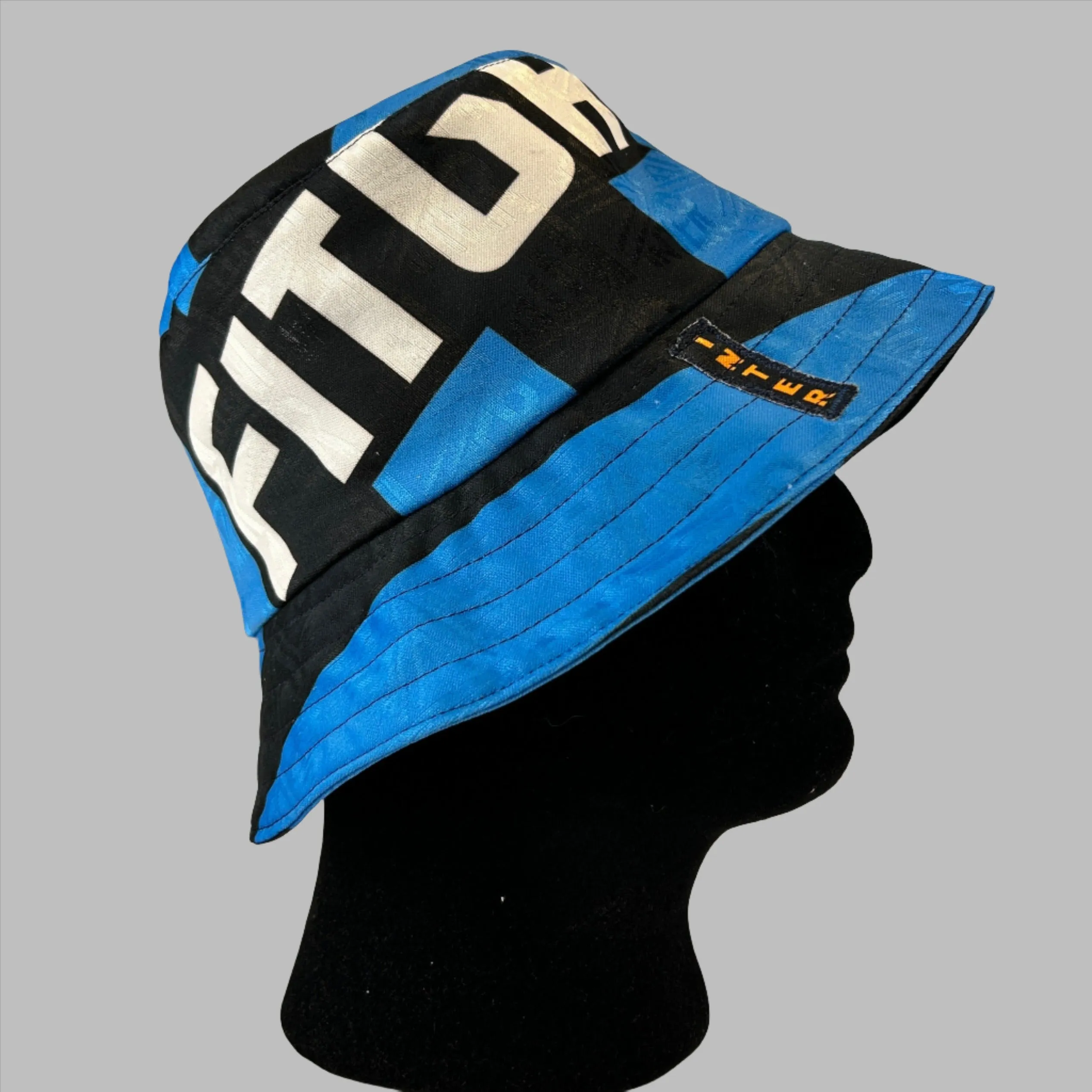 Inter Milan 1994/1995 Upcycled Home Shirt Bucket Hat