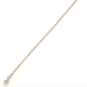 Italian Rose Gold Mesh Style Bracelet