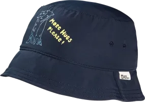 Jack Wolfskin Kids&#x27; At Home Bucket Hat Night Blue | Buy Jack Wolfskin Kids&#x27; At Home Bucket Hat Night Blue here | Outnorth