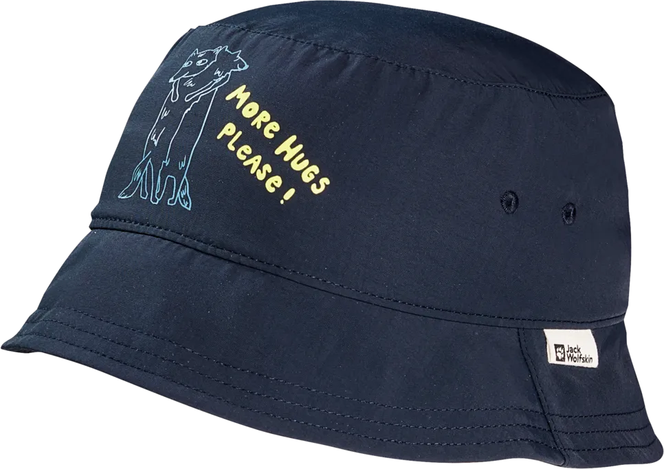 Jack Wolfskin Kids&#x27; At Home Bucket Hat Night Blue | Buy Jack Wolfskin Kids&#x27; At Home Bucket Hat Night Blue here | Outnorth