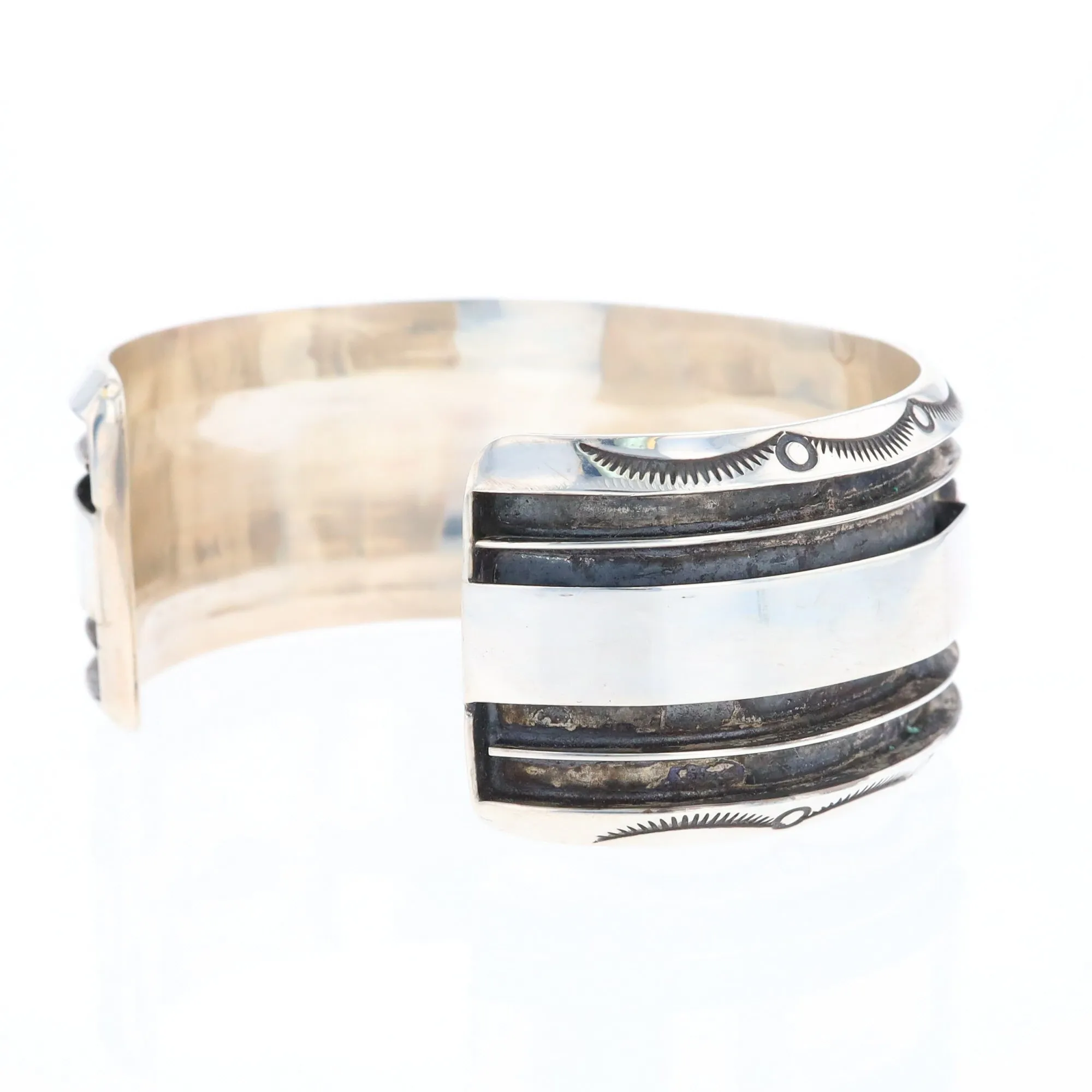 Jackie Singer Navajo Coral Cuff Bracelet