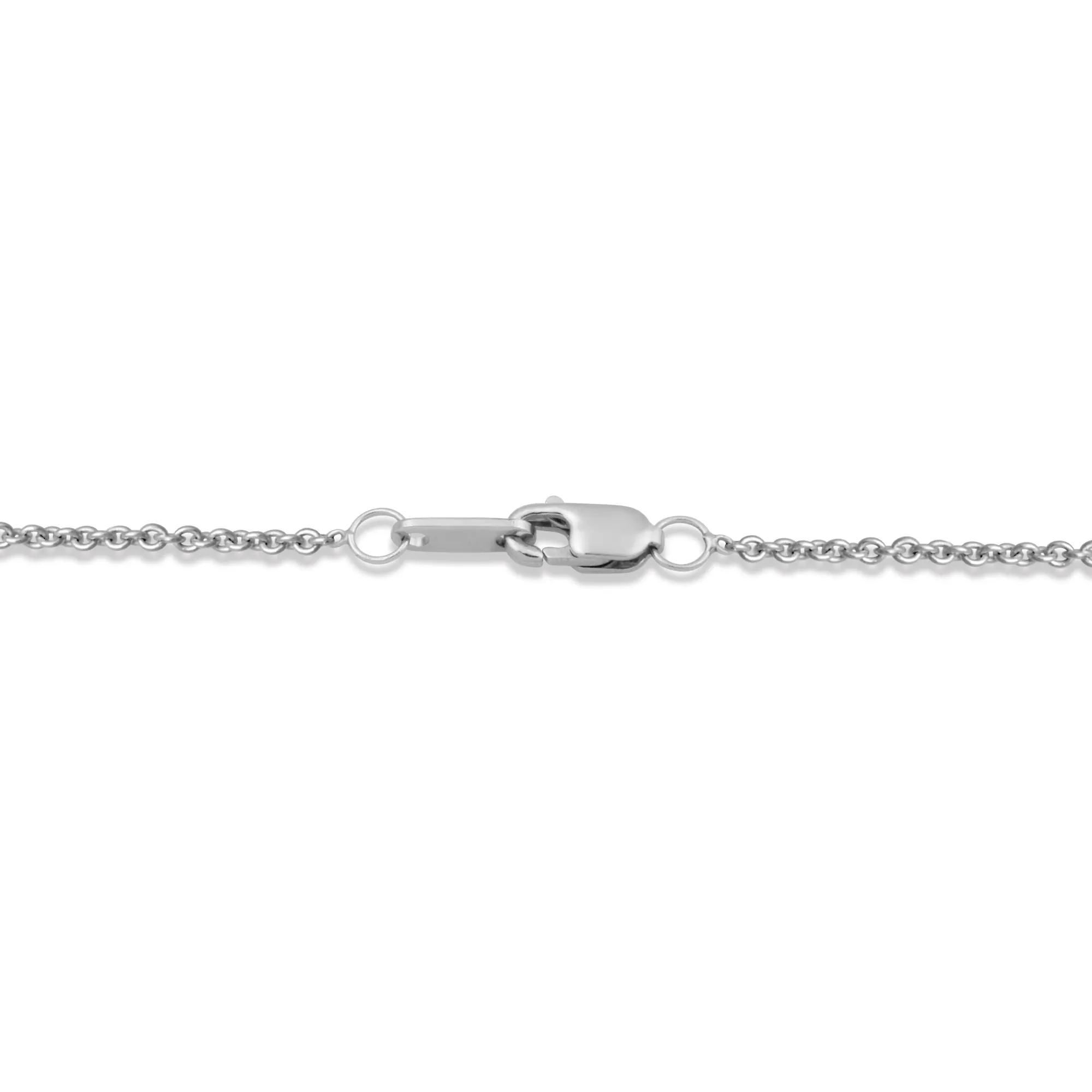 Jewelili Sterling Silver With Amethyst and Created White Sapphire Halo Pendant Necklace