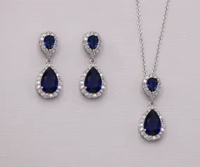 Kensley Sapphire Blue Jewelry Set