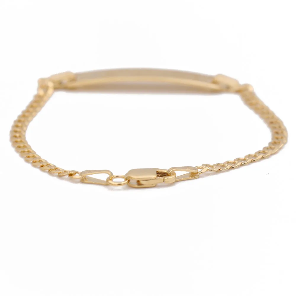 Kid's Yellow Gold 10K ID Bracelet