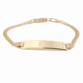 Kid's Yellow Gold 10K ID Bracelet