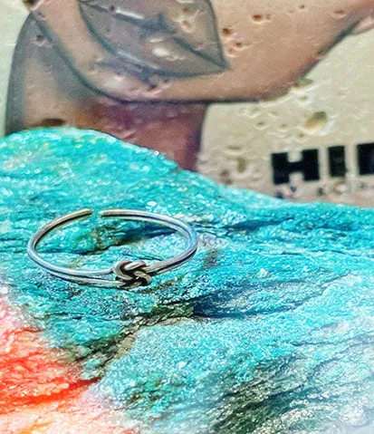 Knot Sterling Silver Toe Ring