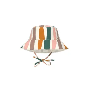 Lassig Sun Protection Bucket Hat - Pink/Nature - Waves