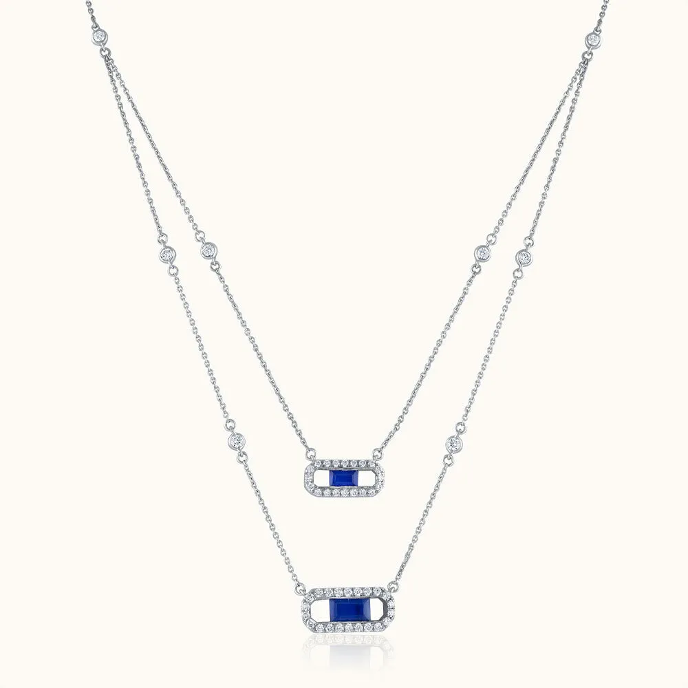Layered Paperclip Necklace