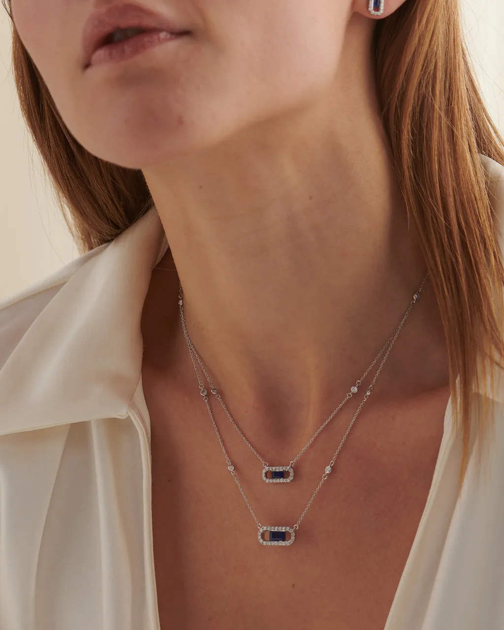 Layered Paperclip Necklace
