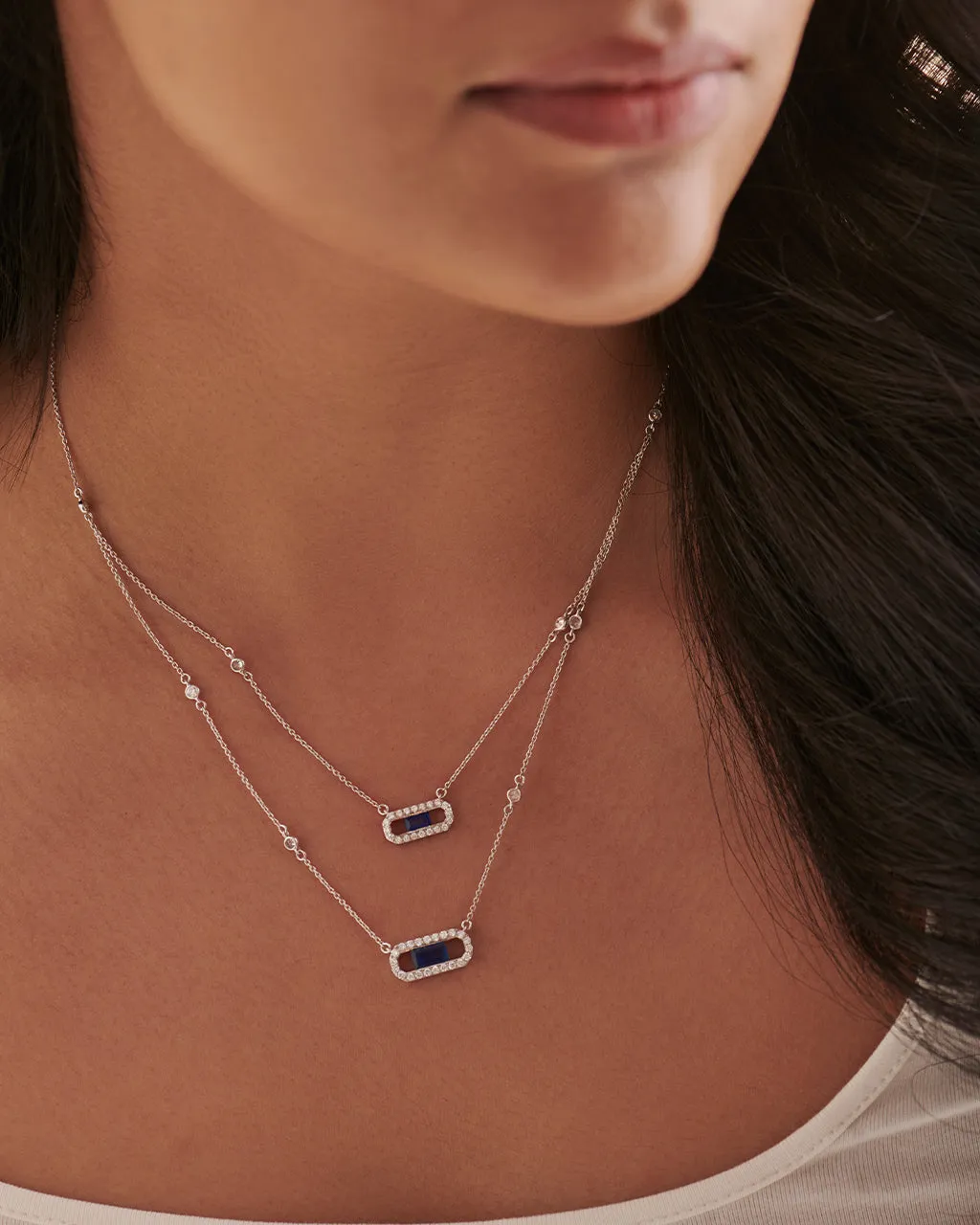 Layered Paperclip Necklace