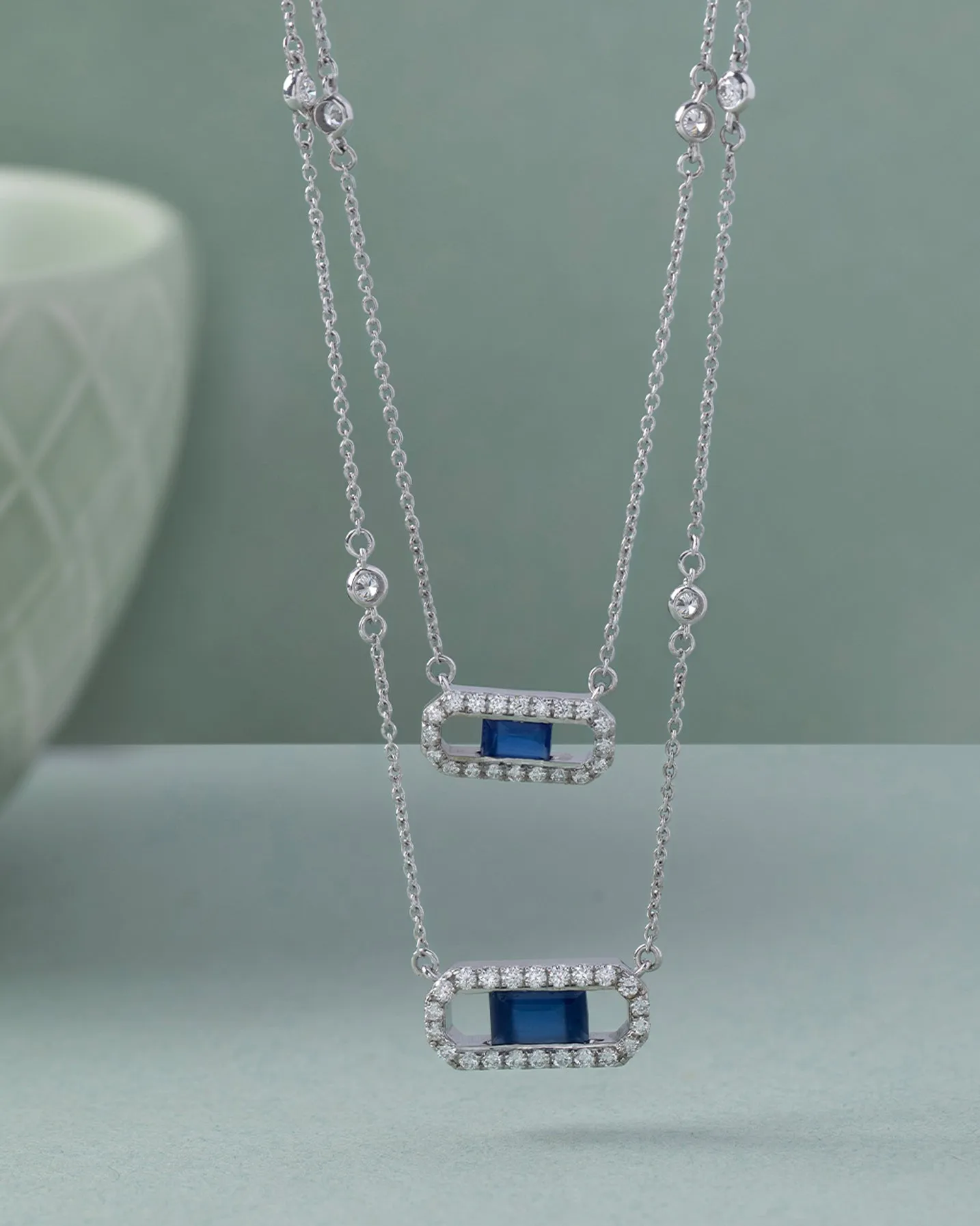 Layered Paperclip Necklace