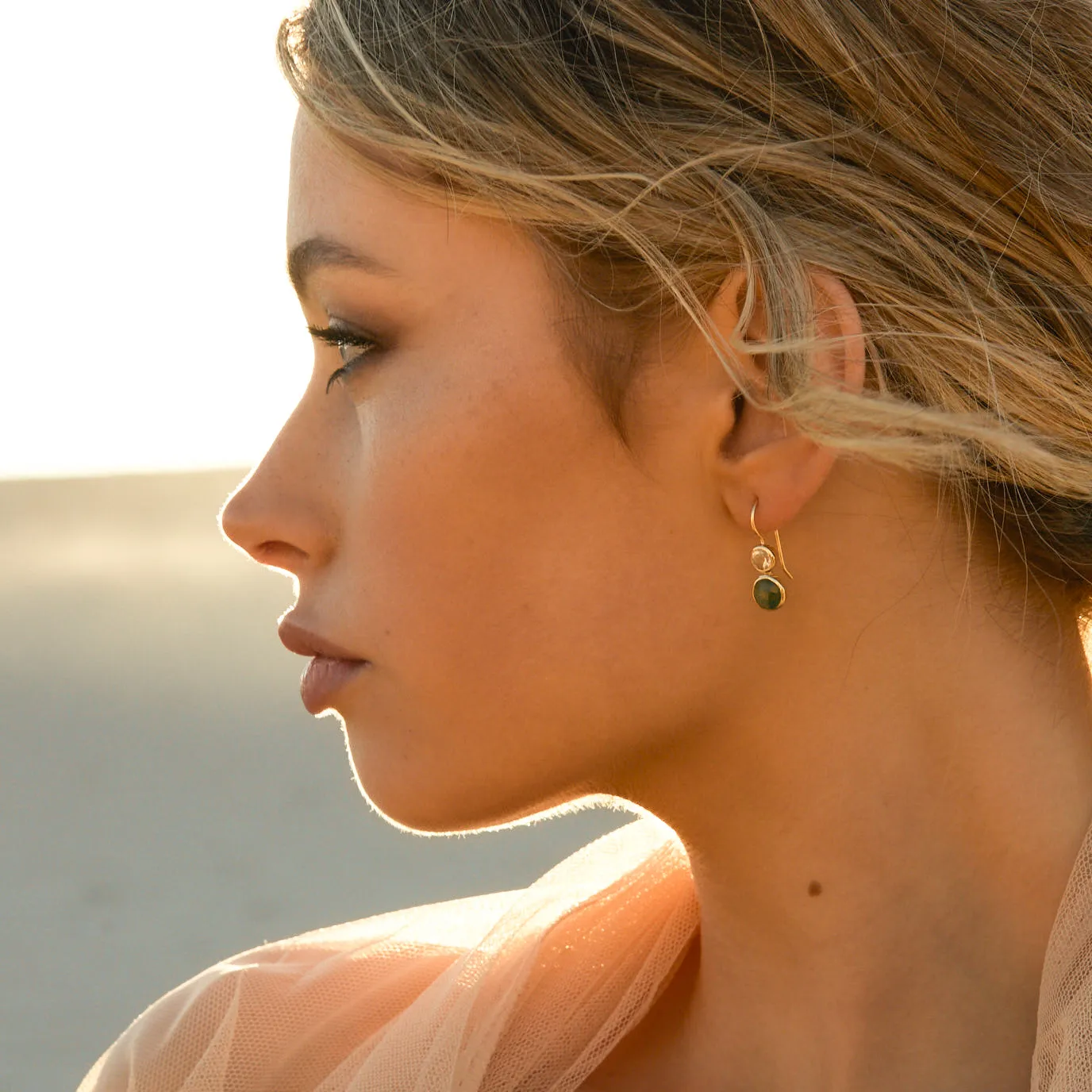 Lilypad Earrings