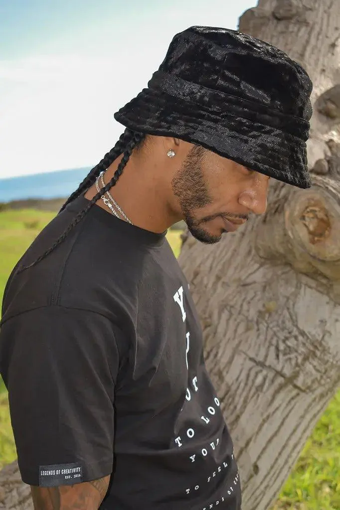 LOC Velvet Bucket Hat
