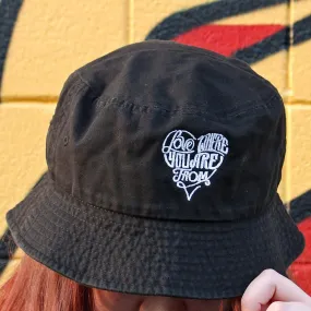 Love Where You Are From (Black) / Bucket Hat