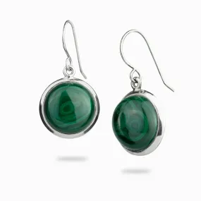 Malachite Drop Earrings