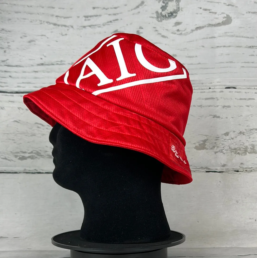 Manchester United 07/08 Upcycled Home Shirt Bucket Hat