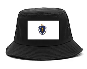 Massachusetts State Flag MA Chest Mens Bucket Hat