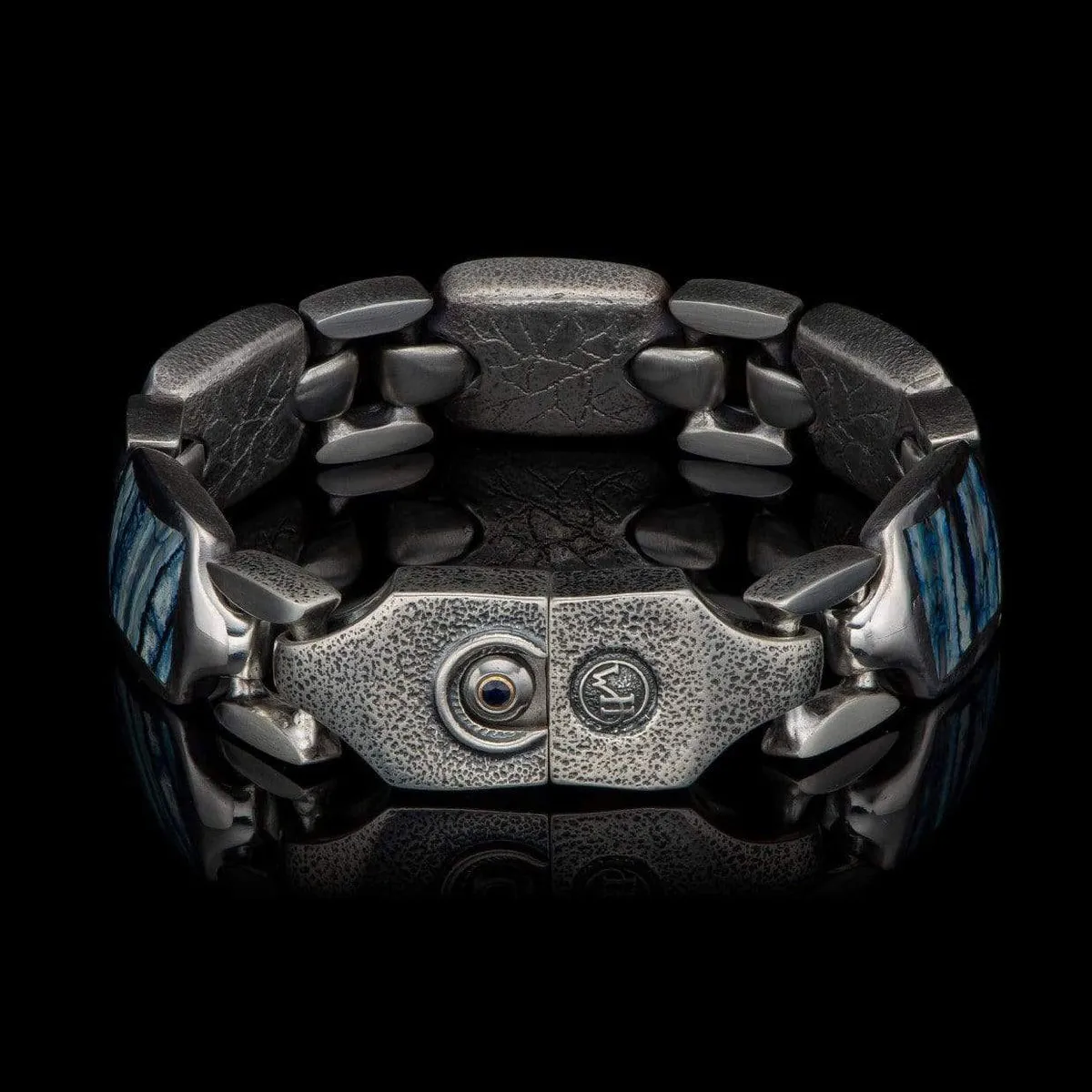 Men's Blue Mammoth Retro Bracelet - BR13 MT BL