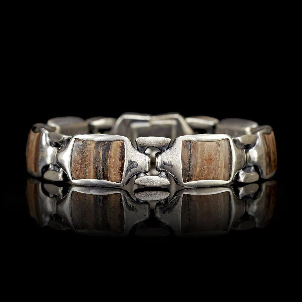 Men's Brown Mammoth Retro Bracelet - BR13 MT BR
