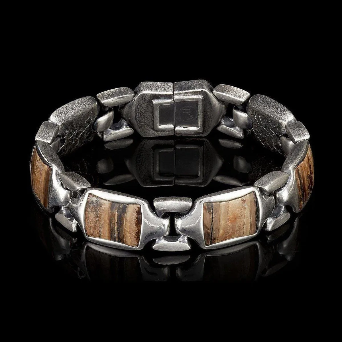Men's Brown Mammoth Retro Bracelet - BR13 MT BR