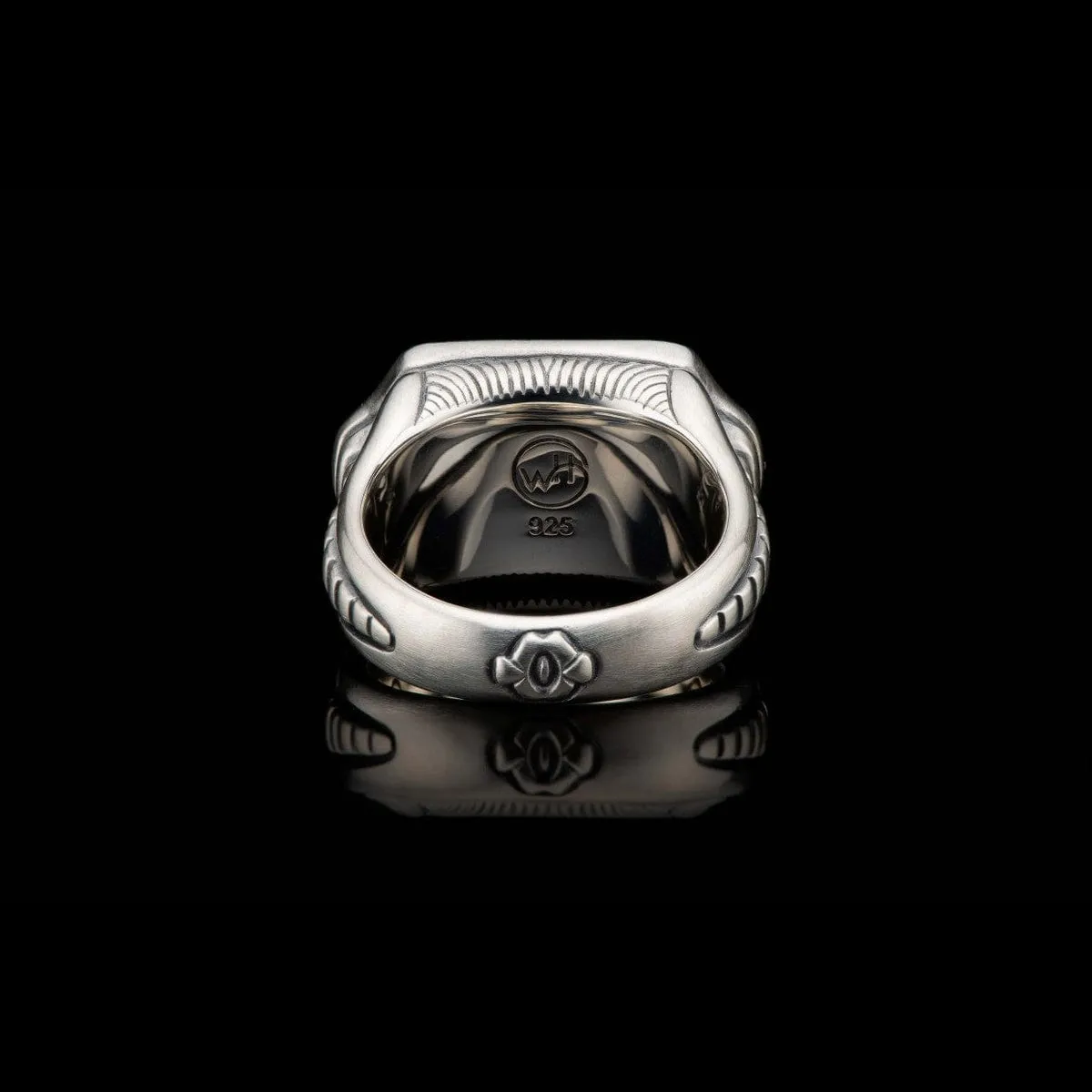 Men's Sleek Turquoise Ring - Ring 8 TQ
