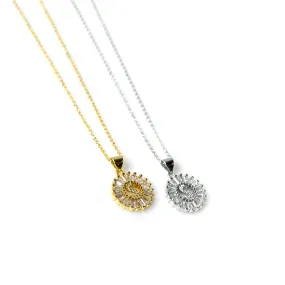 Mini Radiant Initial Necklace