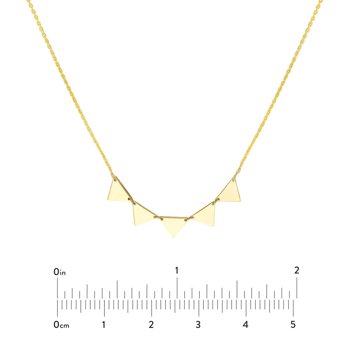 Mini Triangle Pattern Necklace