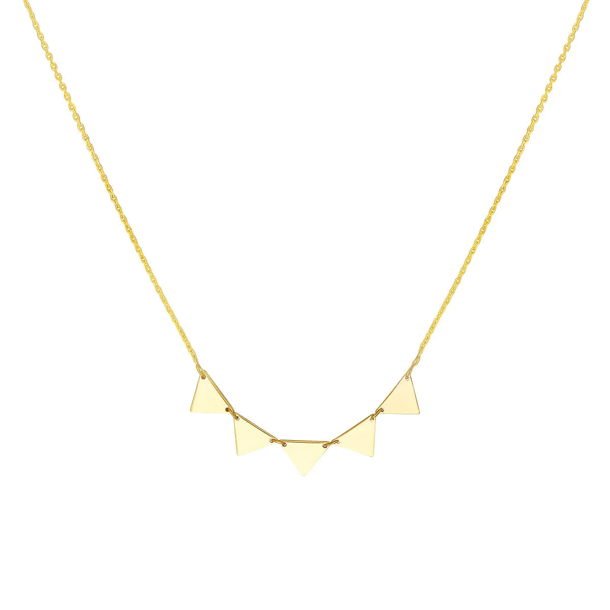 Mini Triangle Pattern Necklace