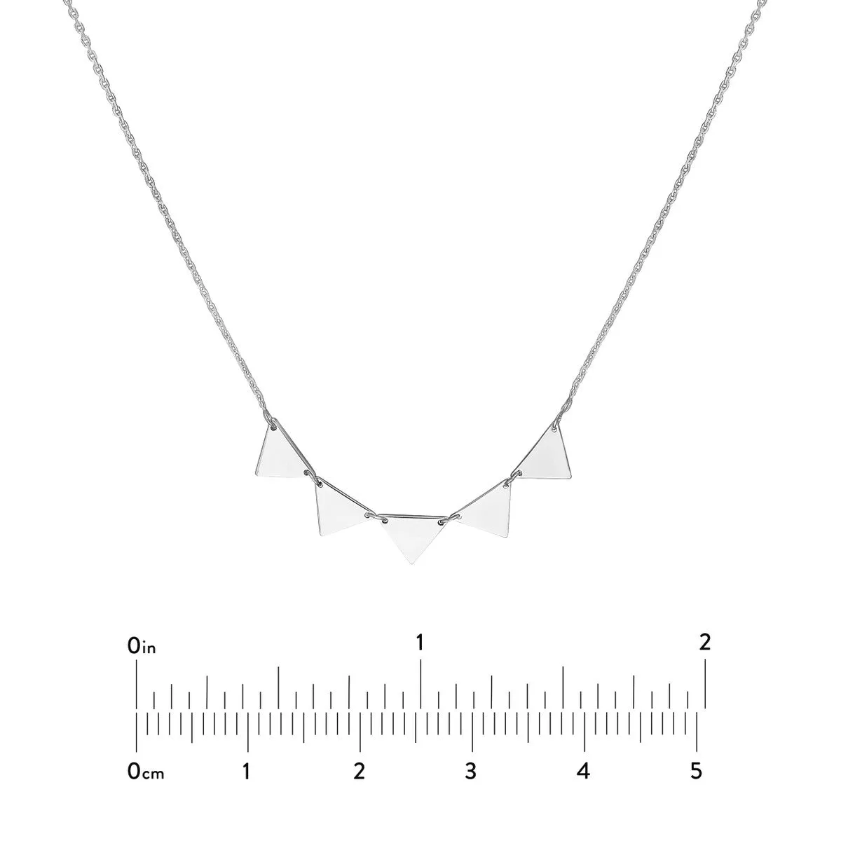 Mini Triangle Pattern Necklace