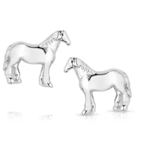 Montana Silversmith Quarter Horse Earrings