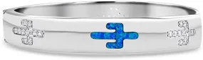 Montana Silversmiths Cactus Reflections Hinged Bracelet