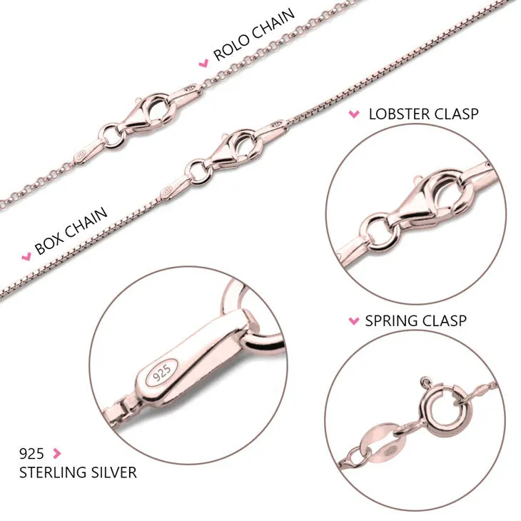 Mother's Heart Necklace with Engraved Names - Rose Gold Plated