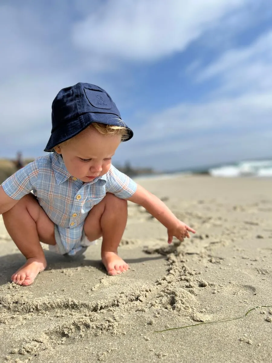 Navy Twill Fisherman Bucket Hat