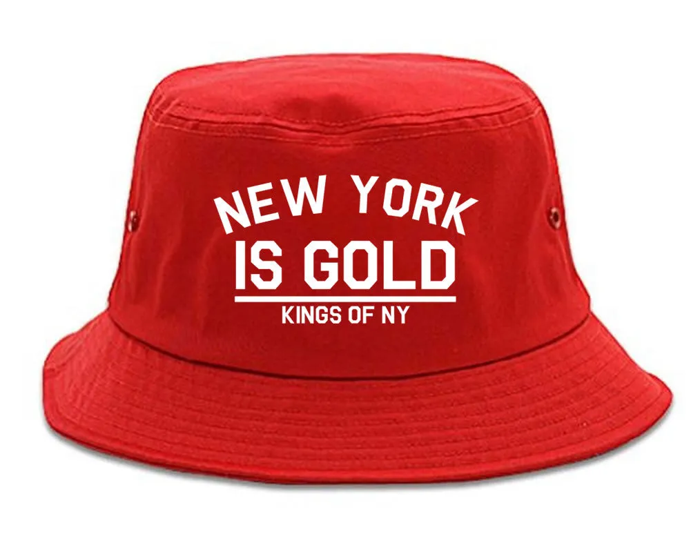 New York Is Gold Bucket Hat