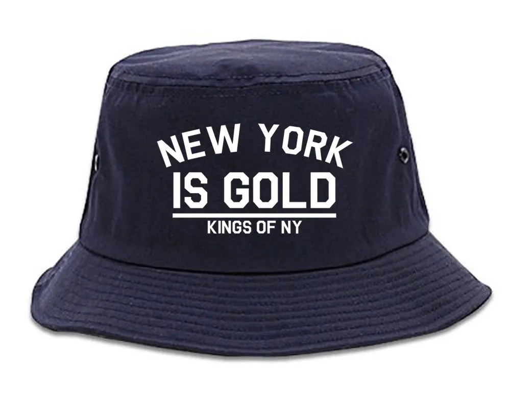 New York Is Gold Bucket Hat