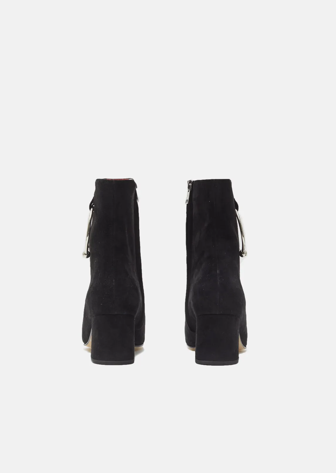 Nizip Black Suede Boots
