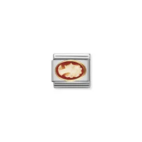 Nomination Composable Link Cameo Opal Stone, 18K Gold