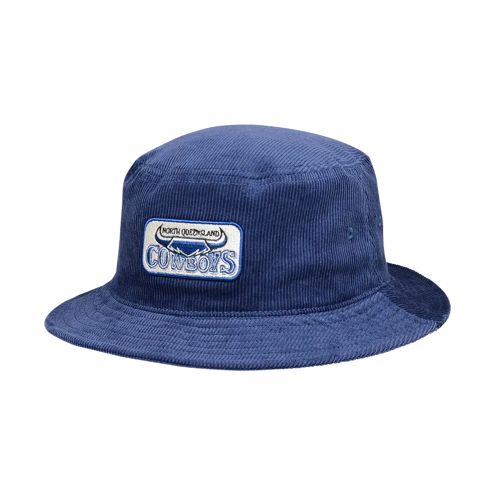 NORTH QUEENSLAND COWBOYS NRL CORDUROY BUCKET HAT