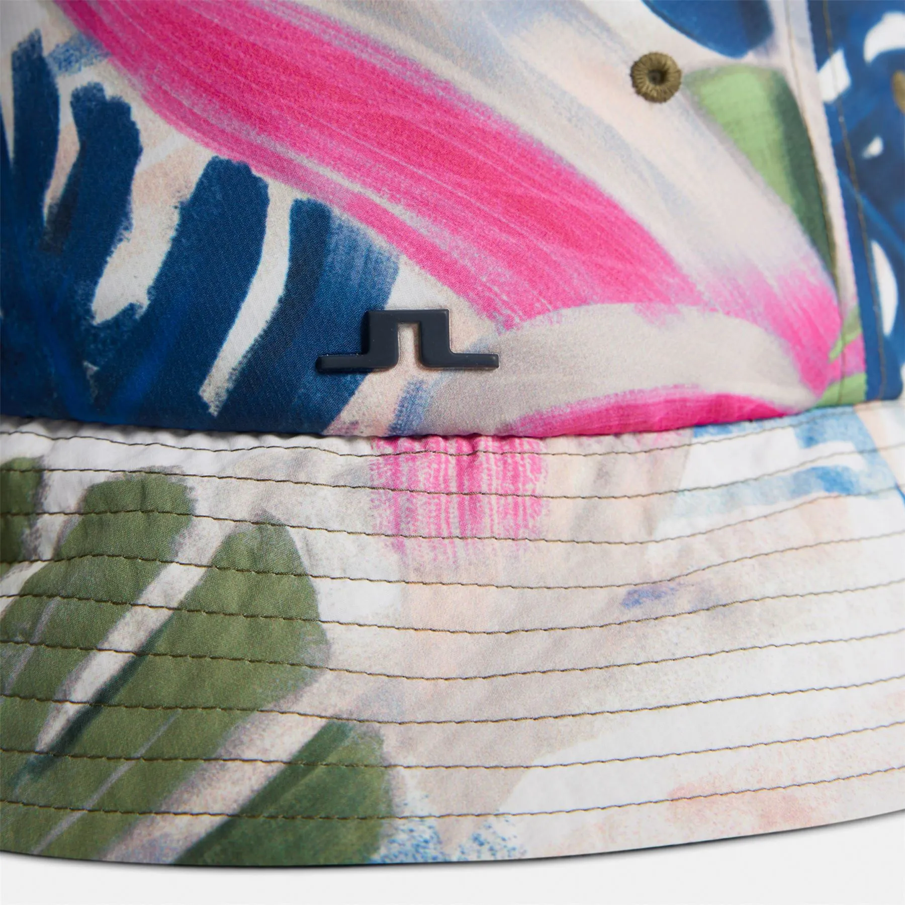 Olaf Micro Print Bucket Hat Calypso Oil Green - SS24