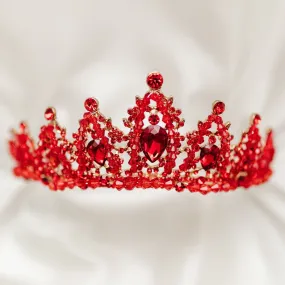 Ophelia's Tiara in Red & Rose Gold