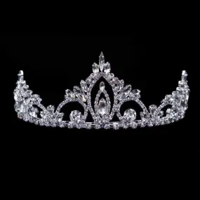 Pageant Prime Crystal Rhinestone 2.5" Silver Tiara