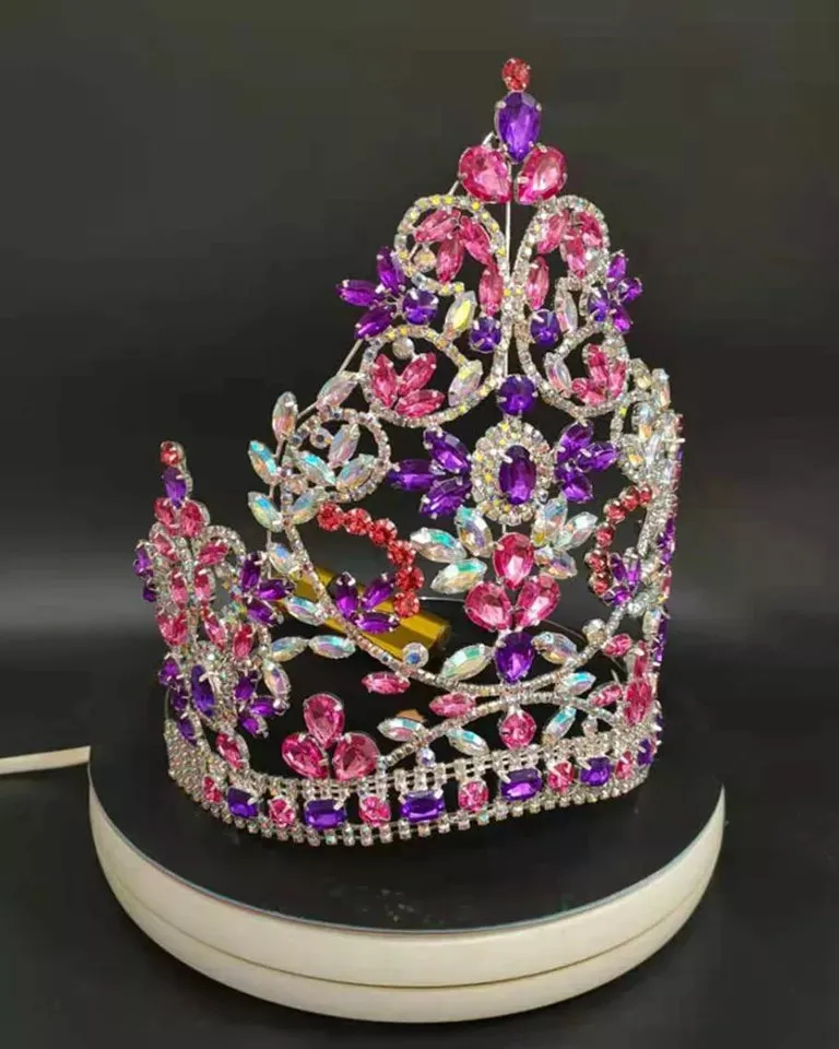 Pageant  tiara Crowns large  Wedding Crown