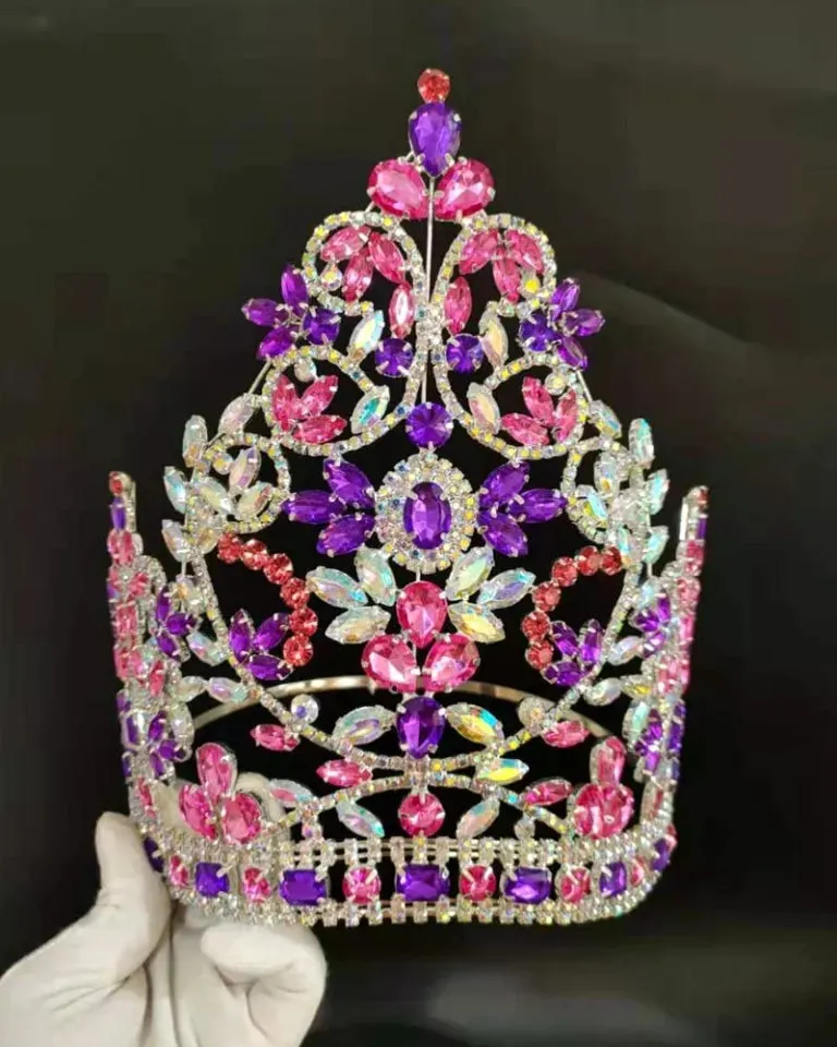 Pageant  tiara Crowns large  Wedding Crown