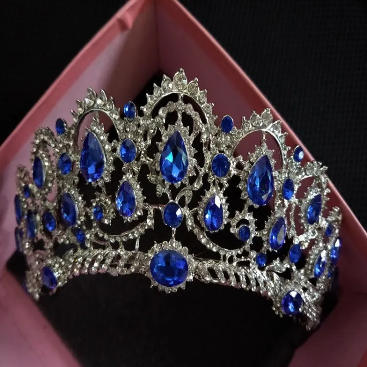 Peacock Wedding Tiara in five colors at Bling Brides Bouquet