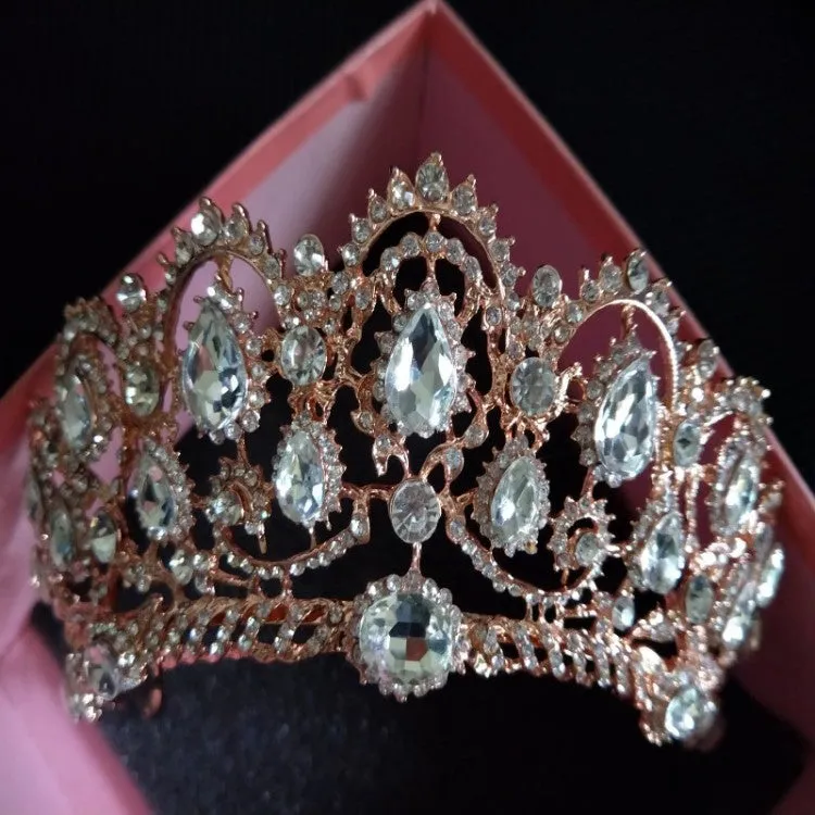 Peacock Wedding Tiara in five colors at Bling Brides Bouquet