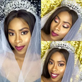Peacock Wedding Tiara in five colors at Bling Brides Bouquet