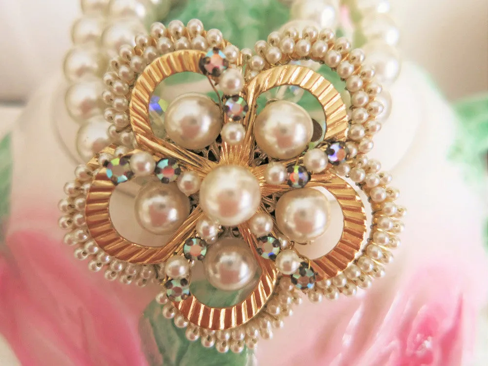 Pearl Bracelet with Beautiful Clasp