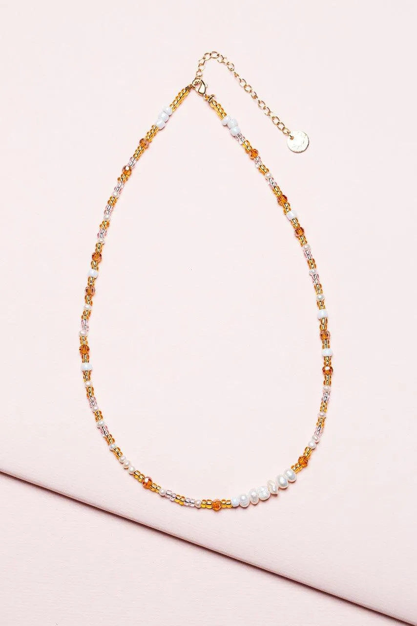 Pearl Necklace - Amber