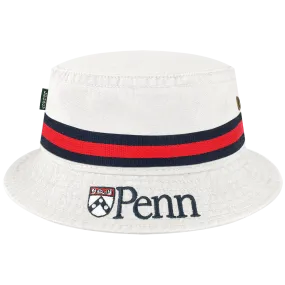 Penn White Relaxed Twill Bucket Hat