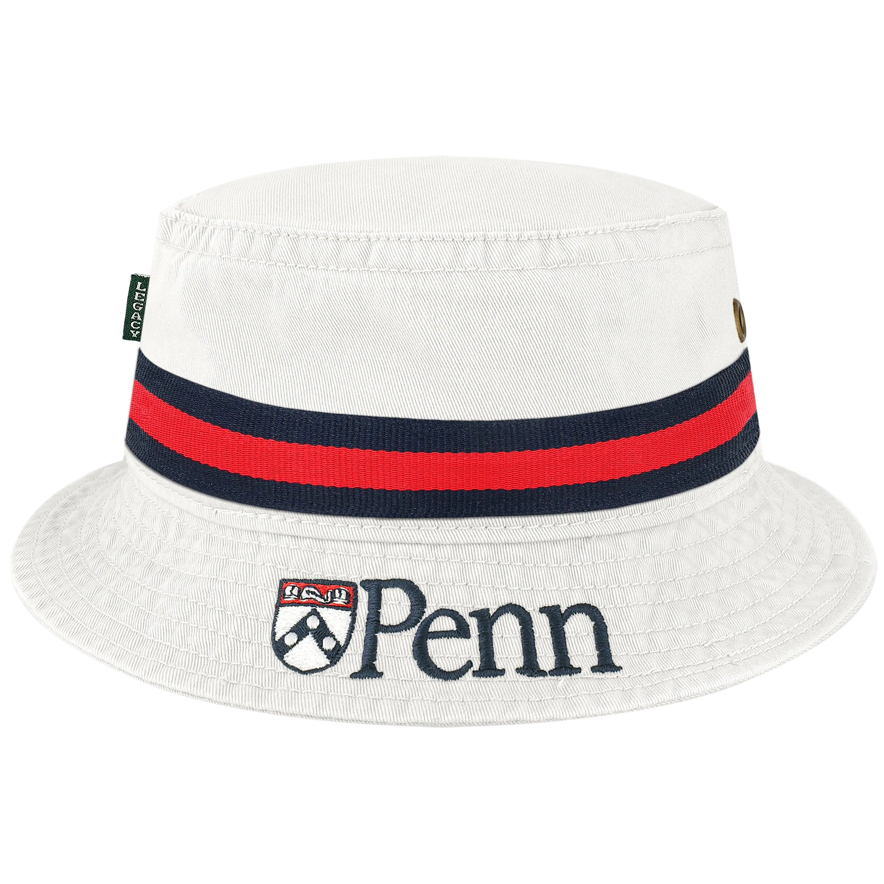 Penn White Relaxed Twill Bucket Hat